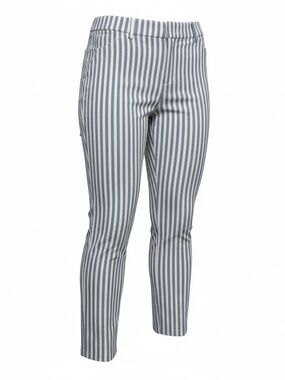 Old Navy pixie ankle Blue and White Vertical Stripe Pants women’s size 16